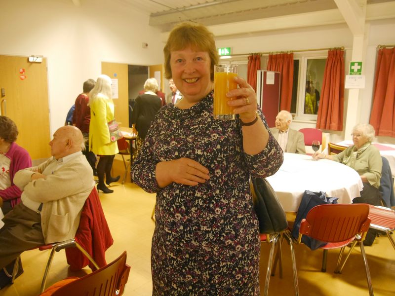 And the award for the longest travelled attendee goes to… Jane Holmes, former editor, who journeyed from her home in Devon to join the celebrations.