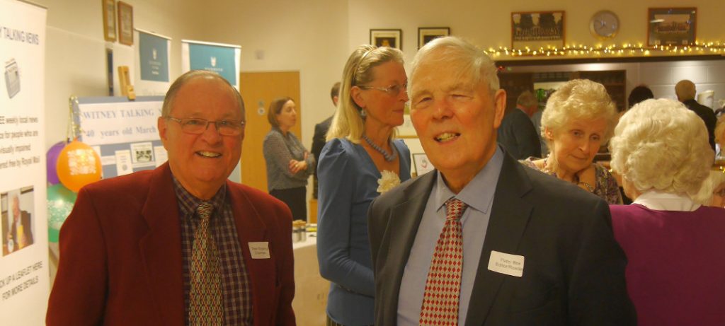 Chairman, Peter Brading, and Secretary, Peter Bee, at the opening of the event.